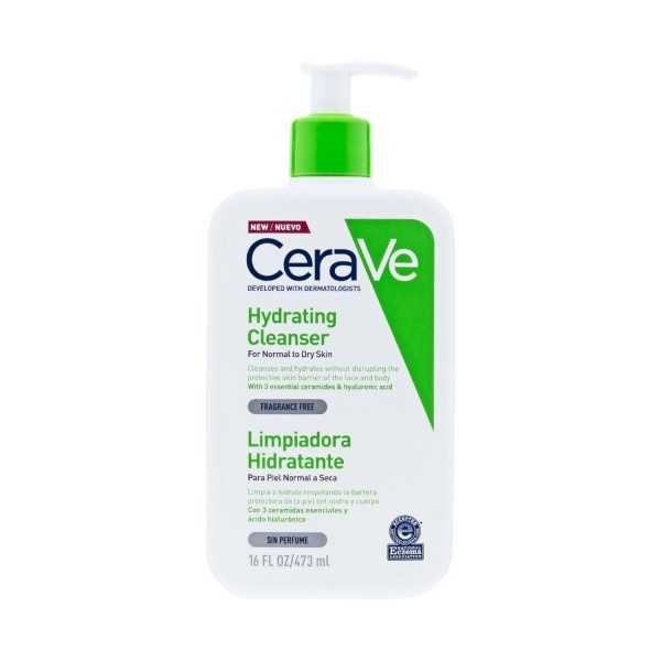 Cerave hidratante locion limpiadora piel normal a seca sin perfume 473ml