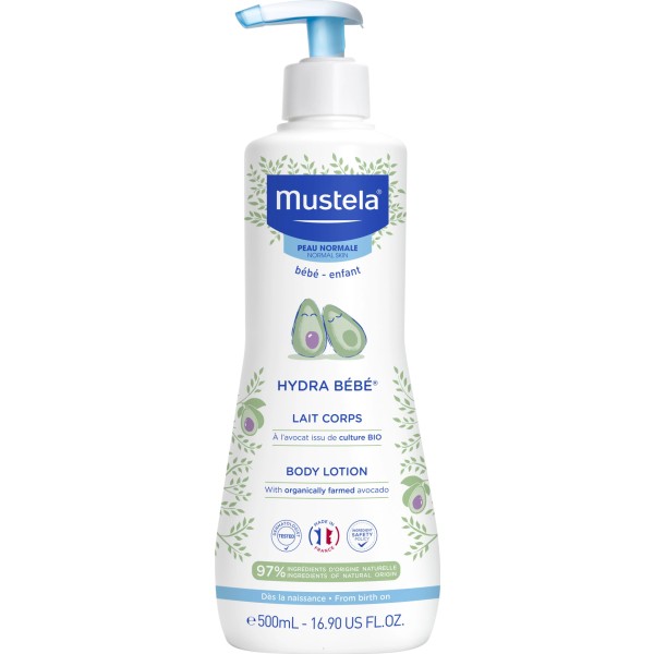 Mustela bebe locion corporal bebe normal con dosificador 500ml
